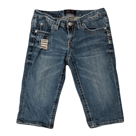 Seven 7 jean shorts 4 - Picture 1 of 8